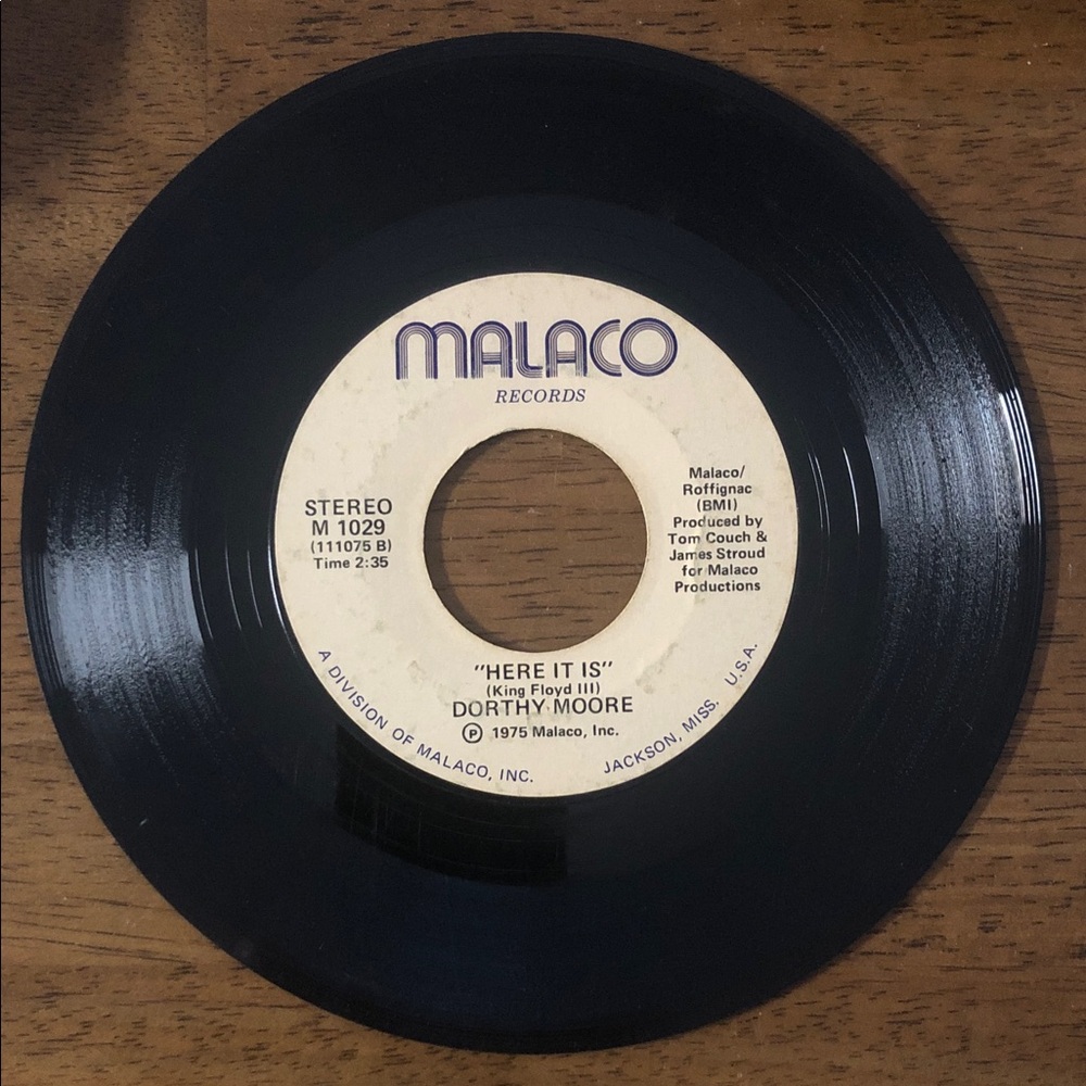 Dorothy Moore Vinyl 45 Record Misty Blue
